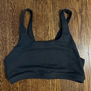 Fleo Celine Sports Bra - Heather Black, Size Medium